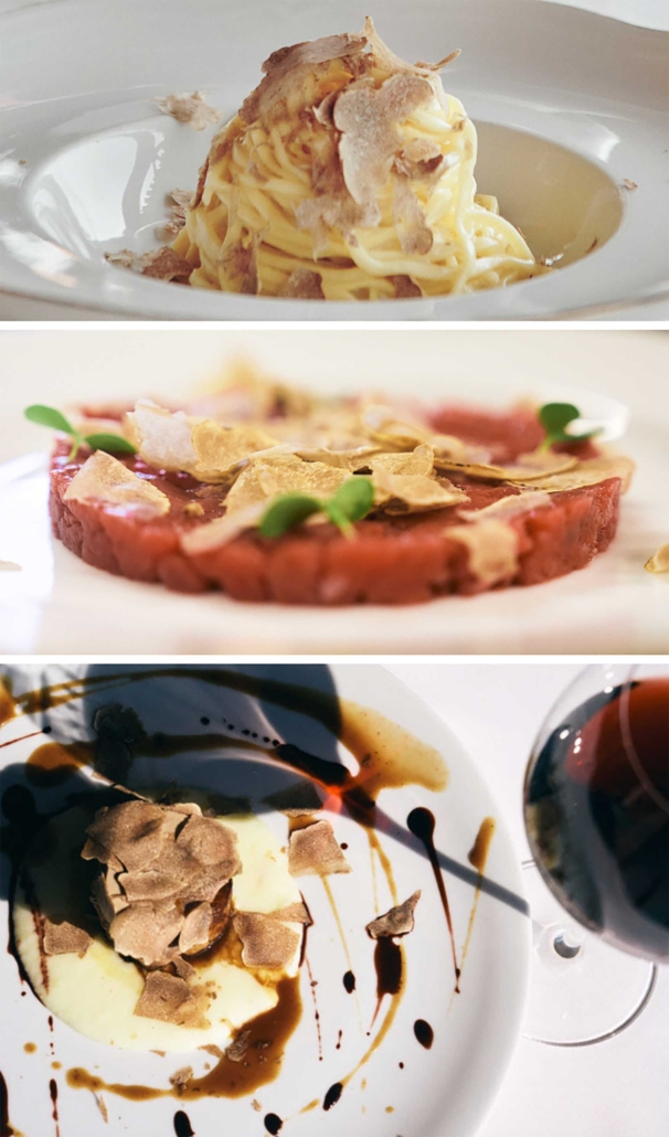 piatti al tartufo bianco